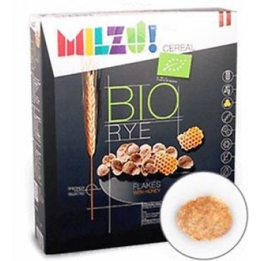 Milzu Bio Rye Organic Flakes with Honey 300g